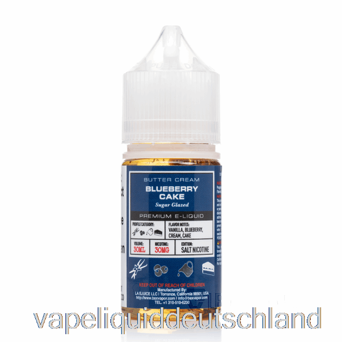 Blaubeerkuchen – BSX-Salzserie – 30 Ml 50 Mg Vape-Flüssigkeit